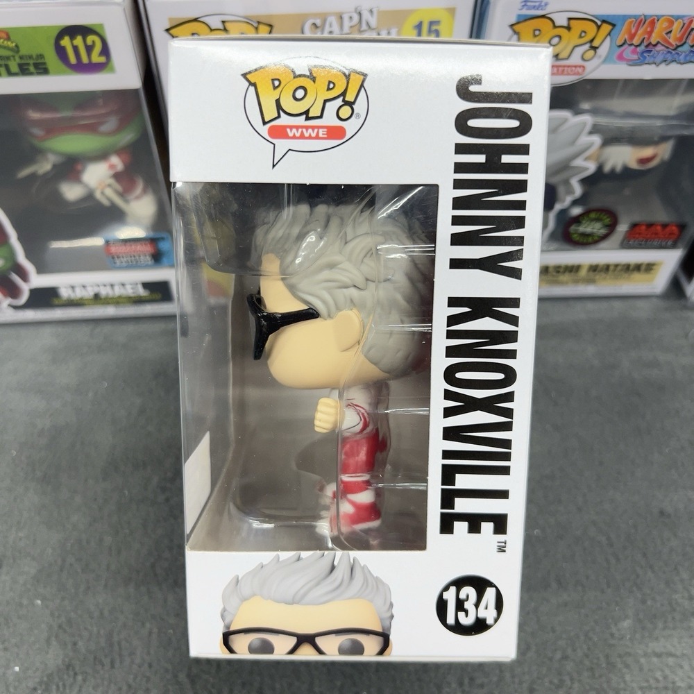 Funko Pop! WWE - Johnny Knoxville #134 SDCC 2023 Exclusive Sticker w/ Protector - Picture 2 of 7